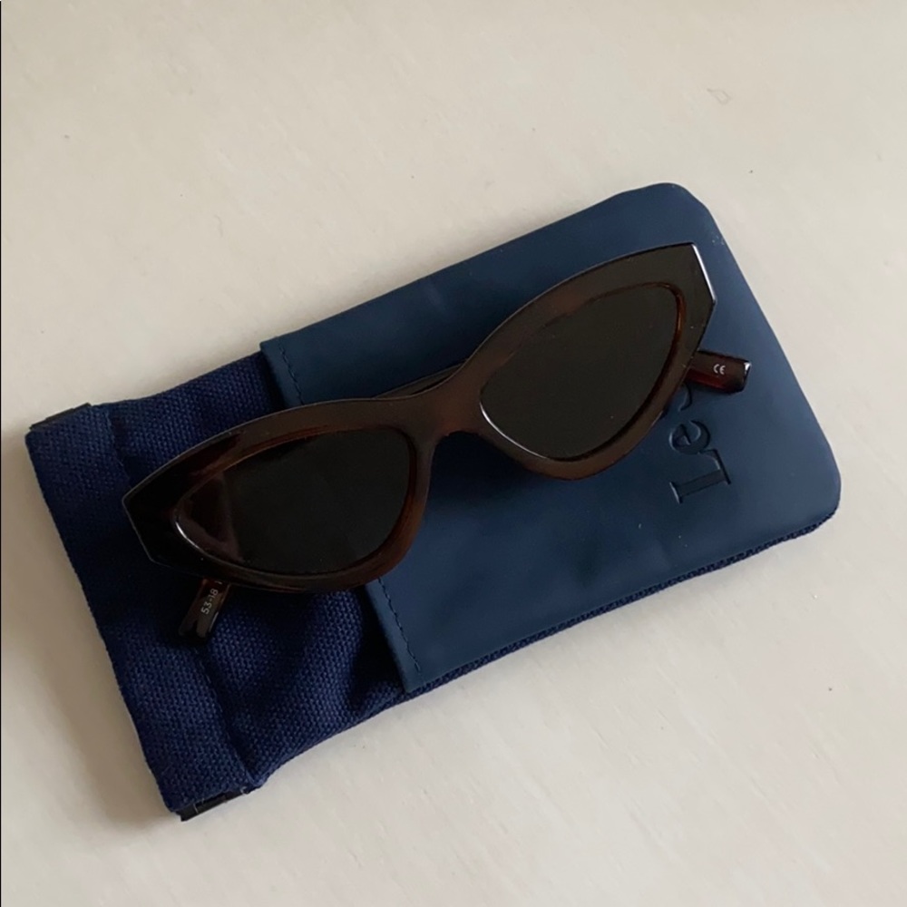 Le Specs cat eye Tortoise Sunglasses